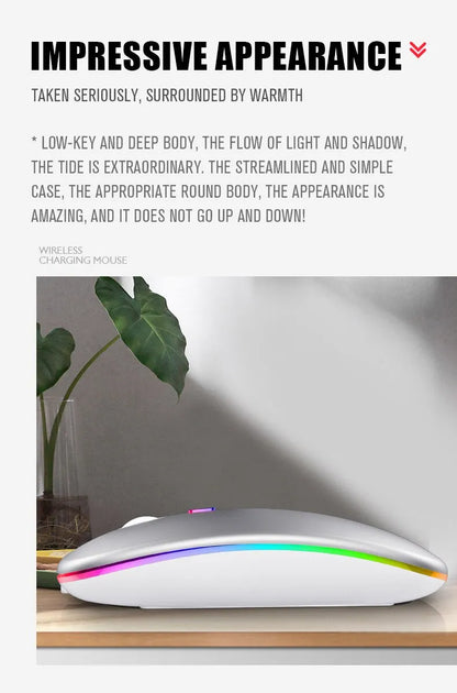 Mouse óptico con luz RGB